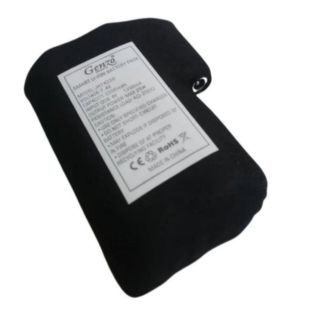 Czarny materiał owinięty 18650 akumulator litowo-jonowy 2S1P 7.4V 2000mAh 2200mAh 2600mAh 3500mAh akumulatory do podgrzewanych rękawiczek