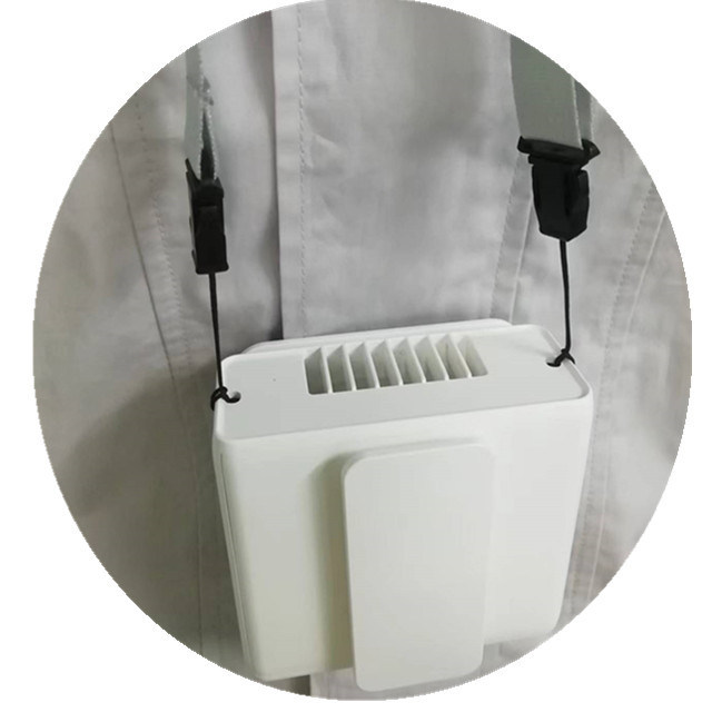Wielofunkcyjny osobisty wentylator z pasem wiszący na szyi wentylator z zaciskem talii wbudowany 5000mAh bateria 5V USB przenośne wentylatory do noszenia