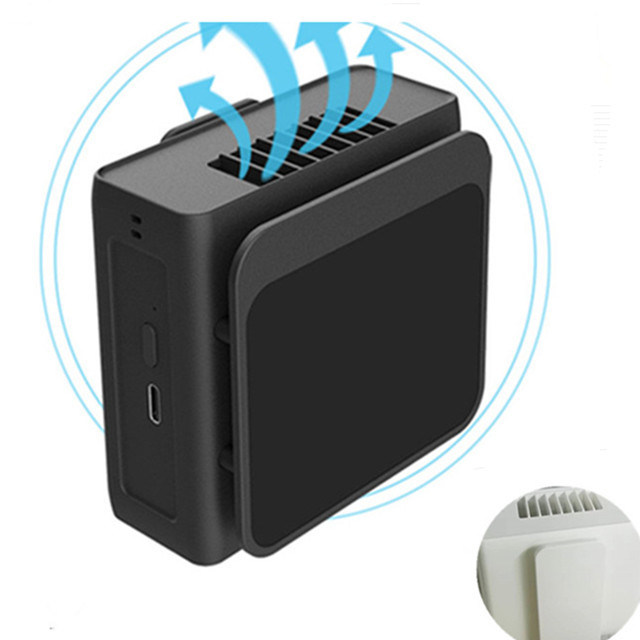 Wielofunkcyjny osobisty wentylator z pasem wiszący na szyi wentylator z zaciskem talii wbudowany 5000mAh bateria 5V USB przenośne wentylatory do noszenia