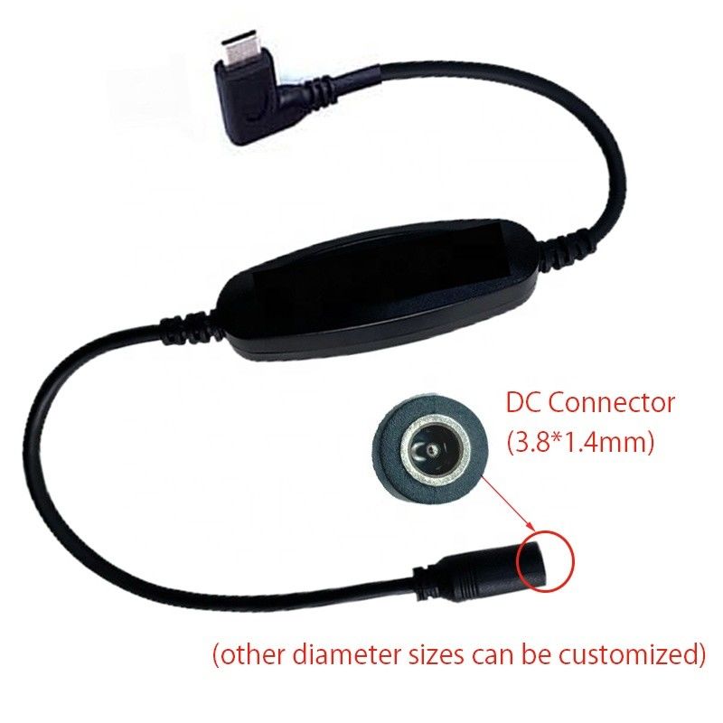 Kabel USB DC 3,8 * 1,4 izolowany do wentylatora odzieży klimatyzacyjnej