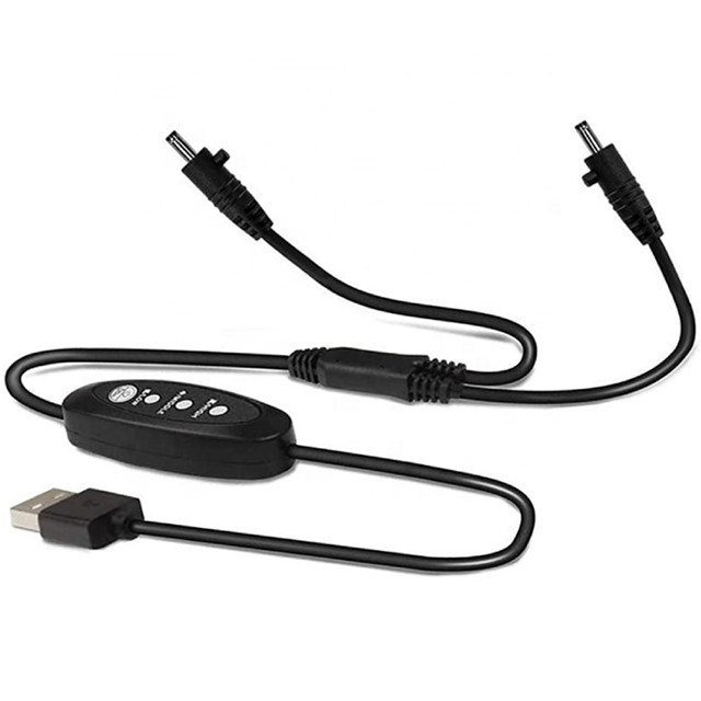Niskonapięciowy kabel USB DC 13 cm Prosty kabel USB z wyłącznikiem zasilania