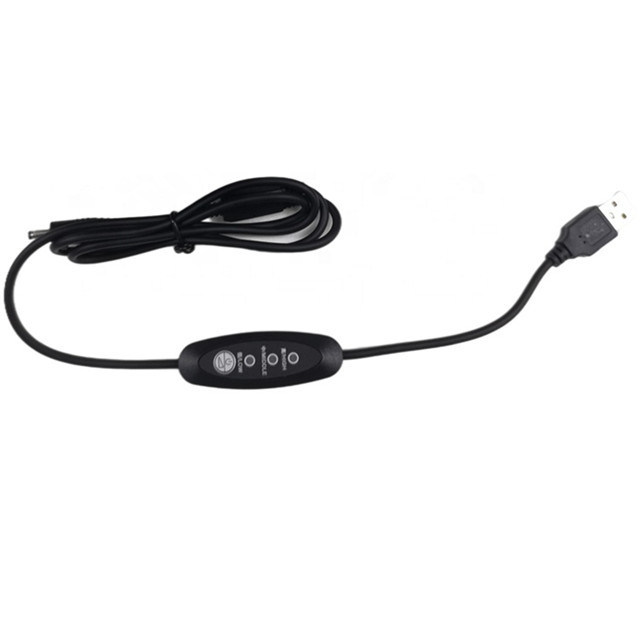 Niskonapięciowy kabel USB DC 13 cm Prosty kabel USB z wyłącznikiem zasilania