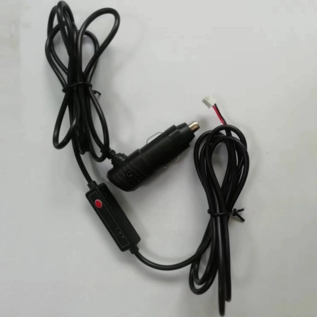 Niestandardowy przełącznik wentylatora Kabel linii zasilającej PE Kurtka 1.2M JST 2Pin Bullet head