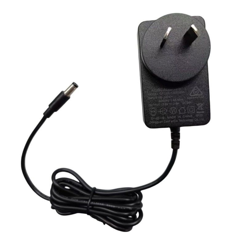 Adapter AC/DC 12V 2A Ładowarka AU wtyczka DC 5,5x2,1 mm wtyczka męska