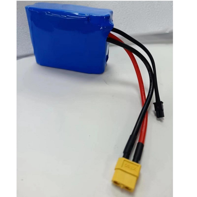 Niestandardowy zestaw baterii 7.4V 16Ah 2S5P 18650 Komórka 3200mAh BMS 25A Z wtyczką MX3.0
