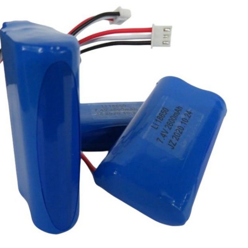 7.4V 2600mAh 18650 bateria z 3 przewodami i 3-pin kontakt dla maszyny POS