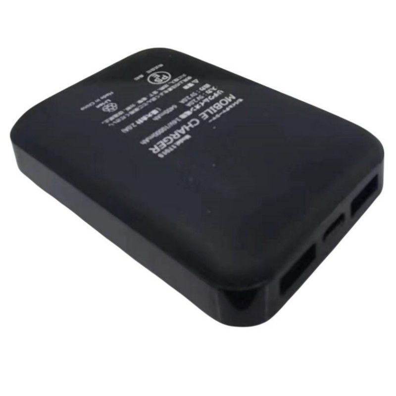 Powerbank 5V 2A USB 10000 Mah Podwójny port USB Czarny Power Bank na baterie