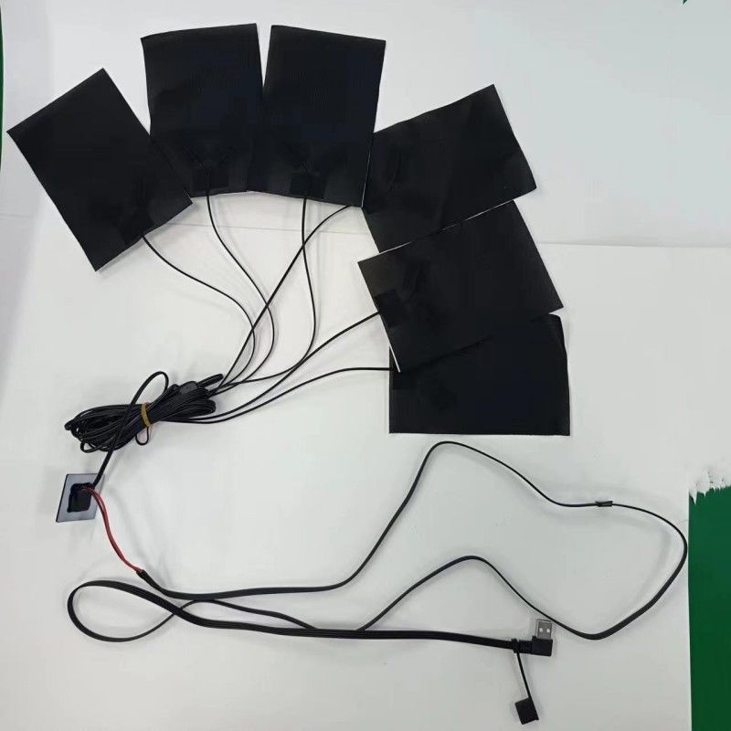 6 w 1 ubrania podkładki grzewcze 10x15cm długość kabla 1M Maksymalna temperatura 50 stopni