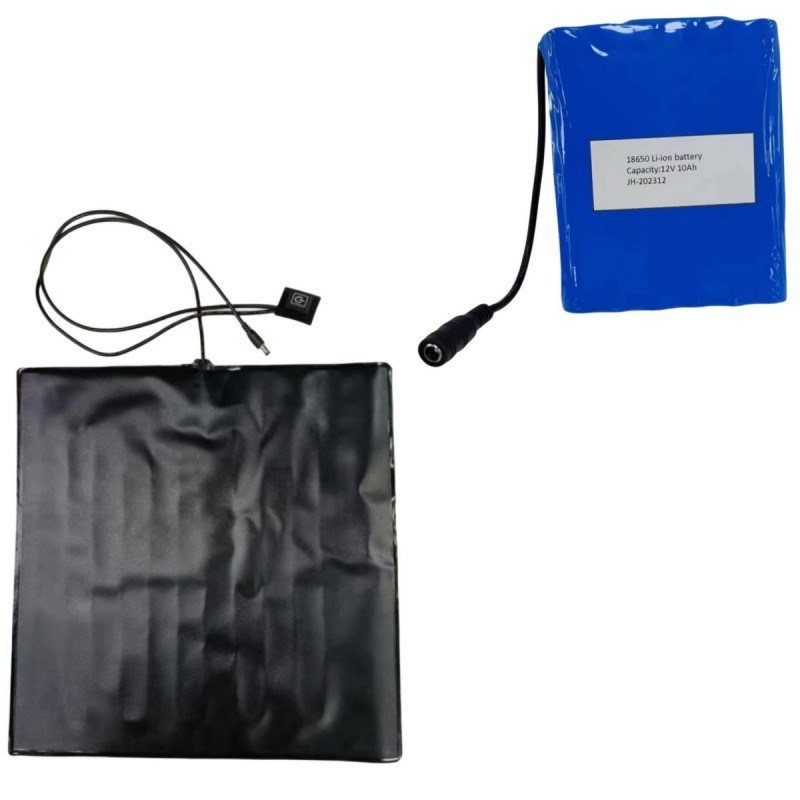 Niestandardowe podkładki grzewcze z akumulatorem 12V 10Ah Set podkładki PVC 35x35cm Do torby do dostarczania pizzy
