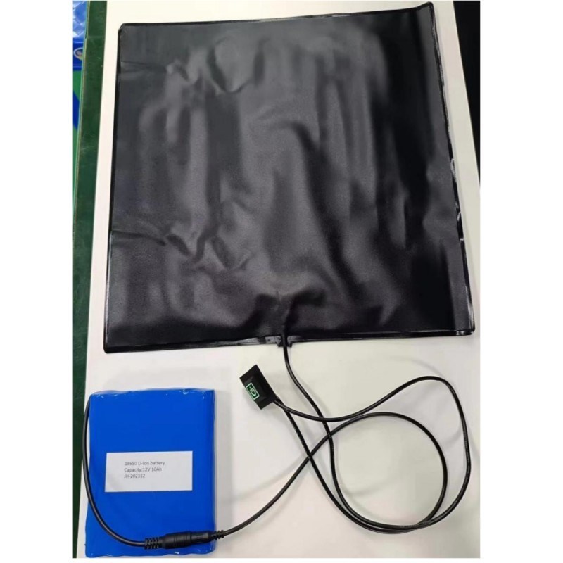 Niestandardowe podkładki grzewcze z akumulatorem 12V 10Ah Set podkładki PVC 35x35cm Do torby do dostarczania pizzy