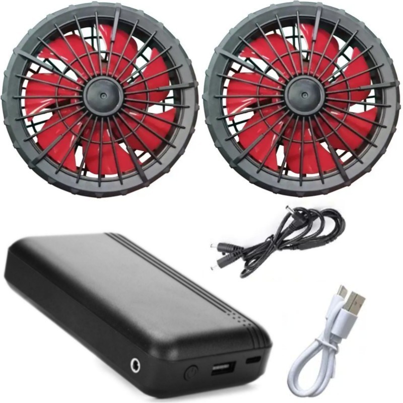 Odzież robocza kurtka chłodząca wentylator zestaw baterii 12V 10000mAh z chińskim silnikiem bez szczotki