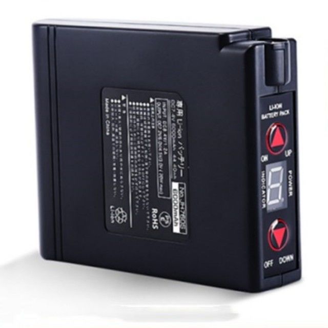 KC 7.4V 5200mAh Ogrzewane ubrania Bateria Fanta Jacket Bateria z przełącznikiem ON/OFF
