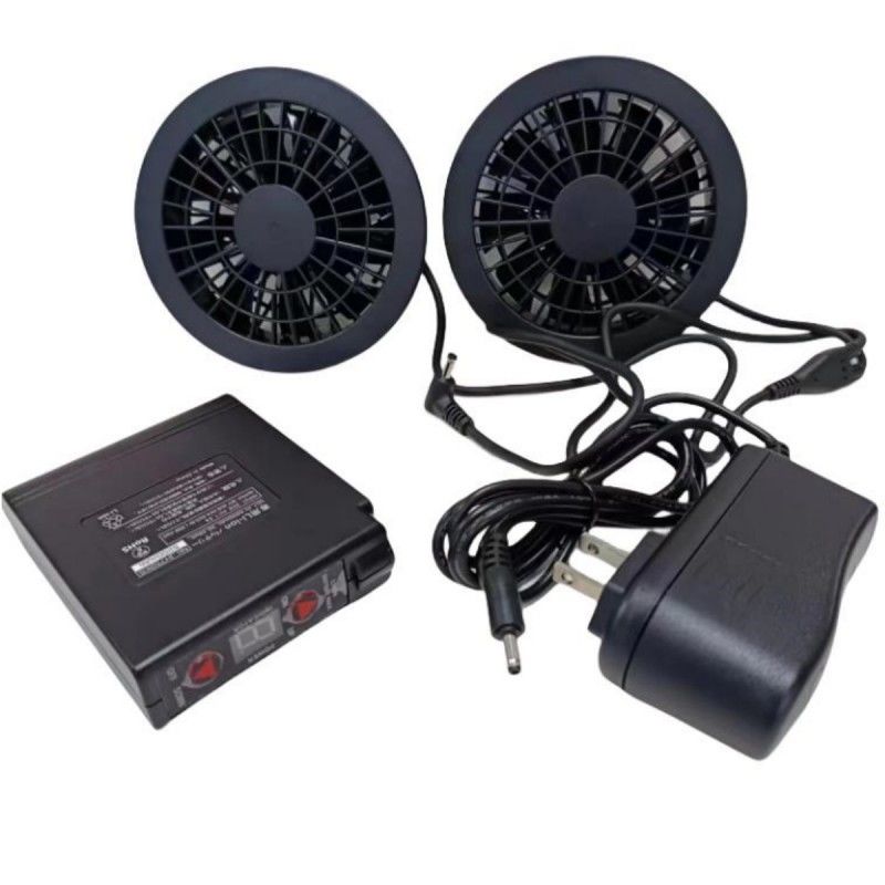 Korea Brand Battery Fan Set 7.4V 7000mAh KC For Cooling Jacket