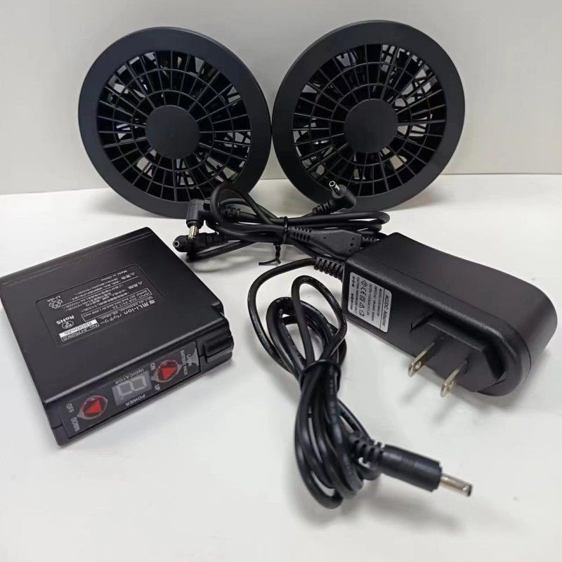 Korea Brand Battery Fan Set 7.4V 7000mAh KC For Cooling Jacket