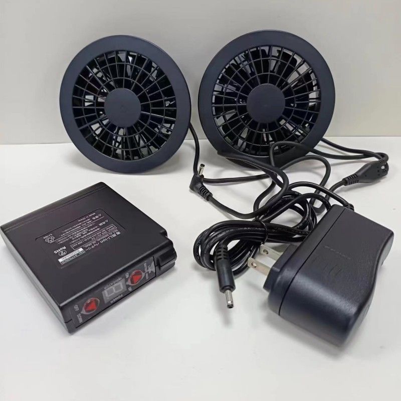 Korea Brand Battery Fan Set 7.4V 7000mAh KC For Cooling Jacket