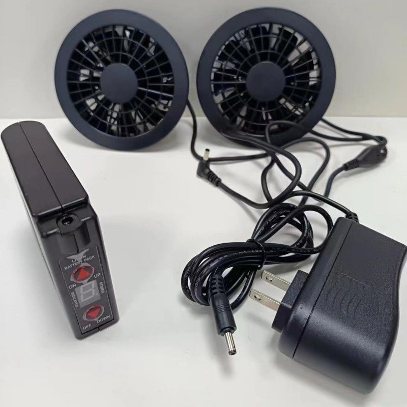 Korea Brand Battery Fan Set 7.4V 7000mAh KC For Cooling Jacket
