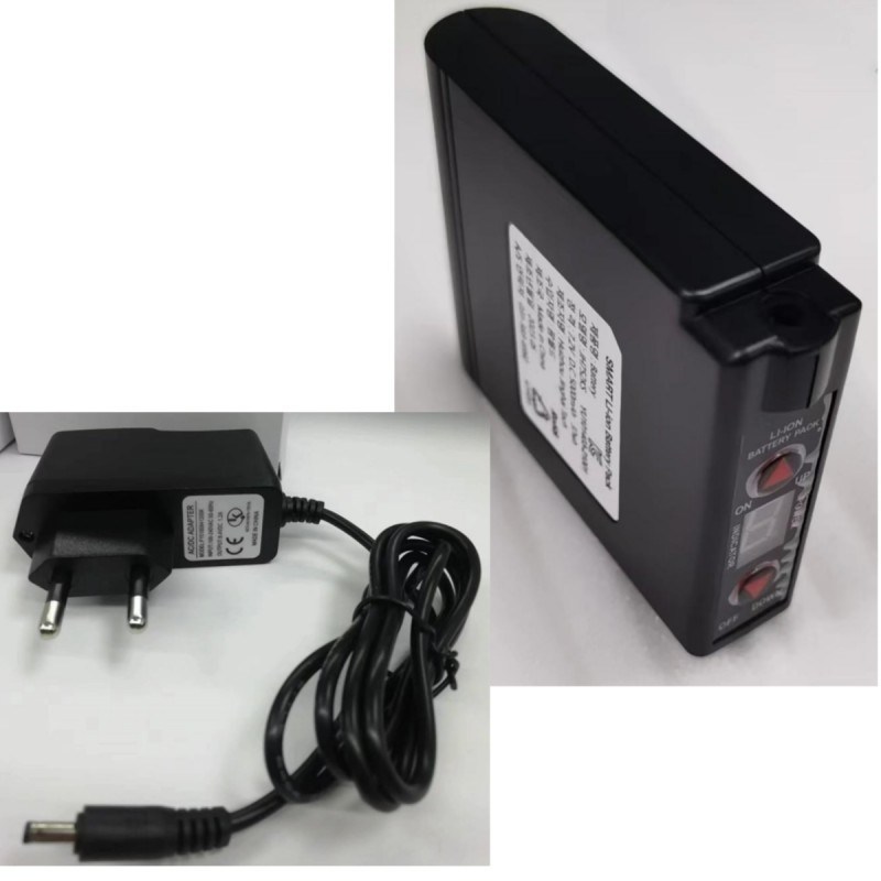 7.4 Volt 7000mAh Ogrzewane ubrania Ładowarka akumulatora zestaw Koreański wtykacz do ogrzewania pasie brzucha