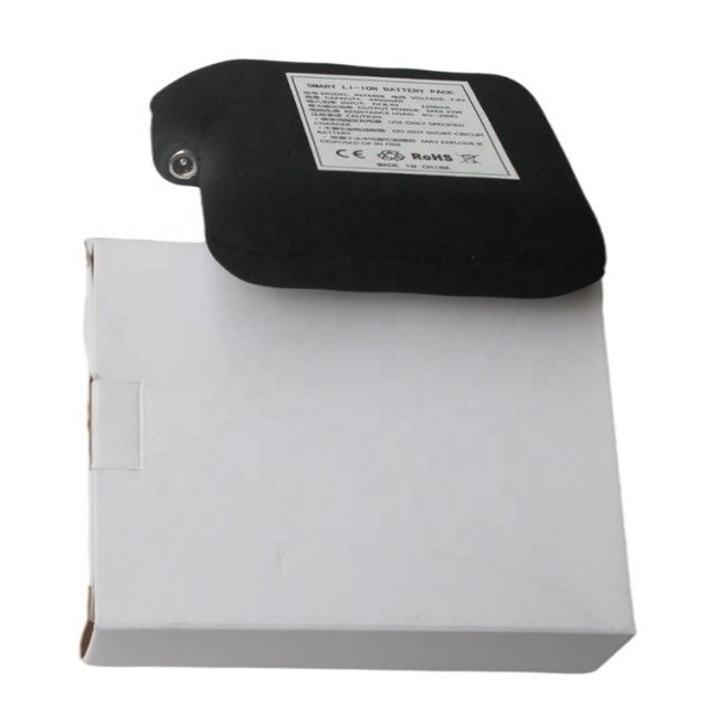 Czarna bateria owinięta w tkaninę 7,4V 4400mAh 5200mAh 6400mAh 7000mAh Baterie do kamizelki ogrzewanej