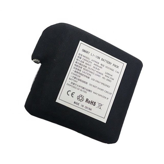 Czarna bateria owinięta w tkaninę 7,4V 4400mAh 5200mAh 6400mAh 7000mAh Baterie do kamizelki ogrzewanej