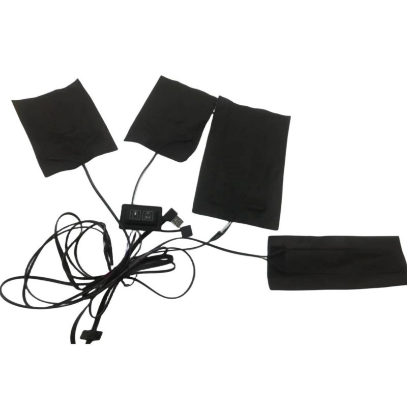 Podgrzewacz do kurtki 4 podgrzewacze 4 w 1 Dalekie podczerwień 5V USB podgrzewacz do ubrań