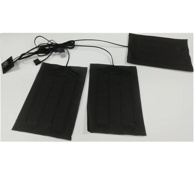 Daleko podczerwone ubrania podkłady grzewcze 3 w jednym 5V USB Heater sheet dla kurtki