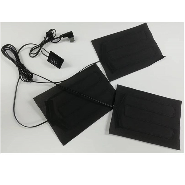 Daleko podczerwone ubrania podkłady grzewcze 3 w jednym 5V USB Heater sheet dla kurtki