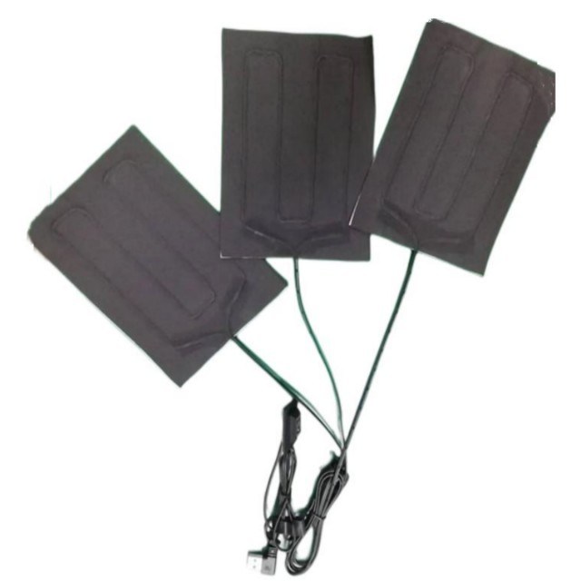 Daleko podczerwone ubrania podkłady grzewcze 3 w jednym 5V USB Heater sheet dla kurtki