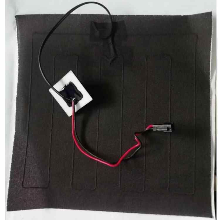 Ubrania na zamówienie podgrzewacz rozmiar 20x20cm 3.7V z wtyczką SM 2Pin