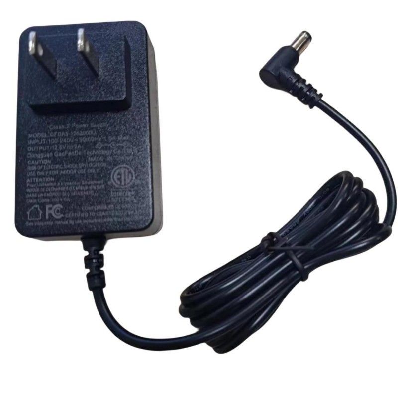 Ładowarka akumulatora 12V 2A US Plug DC Bend Head 90° 2.1 mm Barrel Jack Two Amp