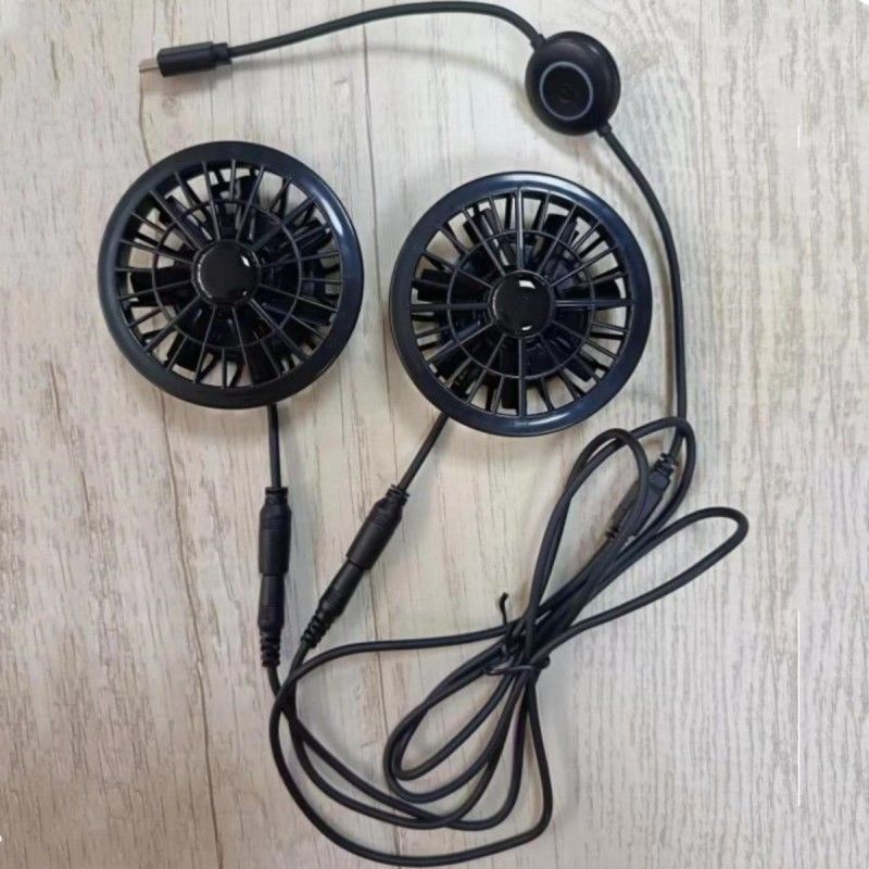 Fan spodni 2 sztuk Mały wentylator chłodzący 5V z wtyczką typu C
