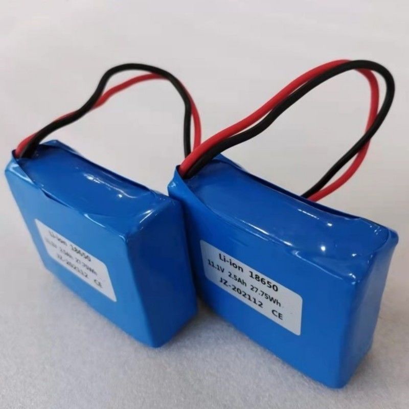 Zestaw baterii o wysokim rozładowaniu 3S1P 18650 2500mAh 8C 11,1V Baterie do urządzeń medycznych