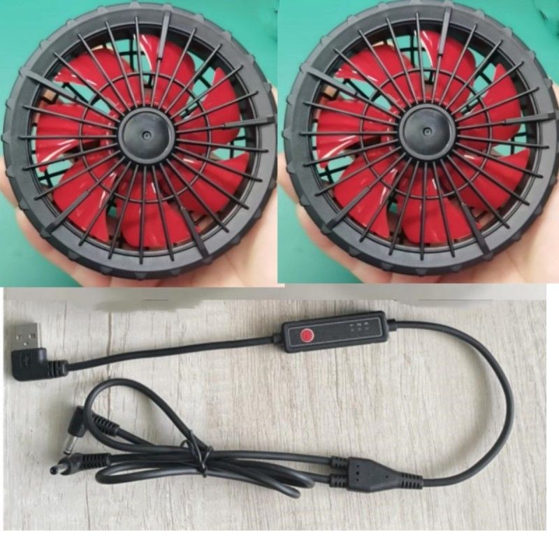 Średnica zewnętrzna 105mm 7 obrotowy wentylator łopatkowy do odzieży na zewnątrz