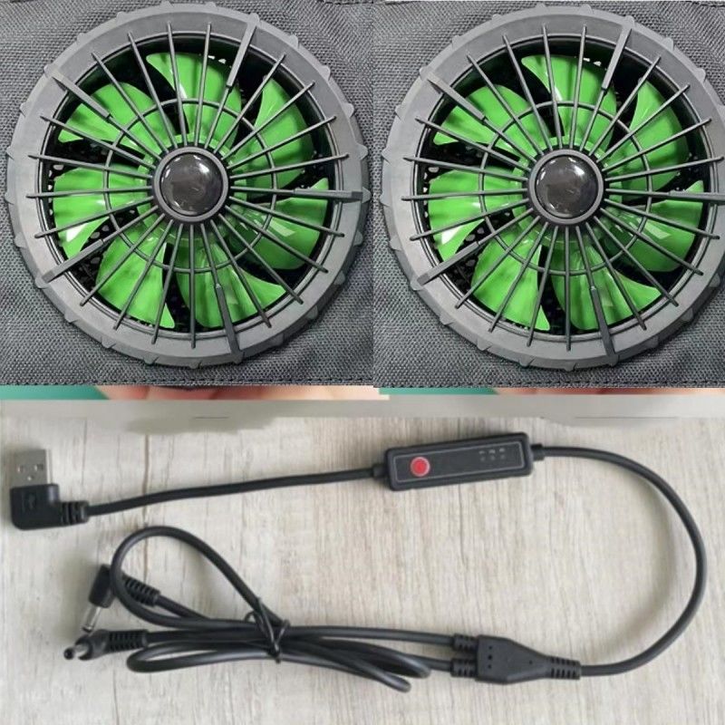 Średnica zewnętrzna 105mm 7 obrotowy wentylator łopatkowy do odzieży na zewnątrz
