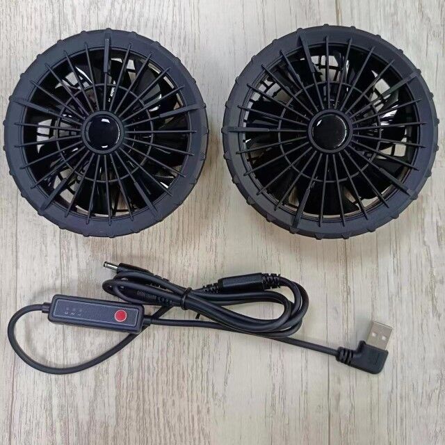 Latowe chłodzące wentylatory odzieży zewnętrznej z 3 poziomem prędkości dla fanków chłodzących kurtki Super Cienkie 34mm